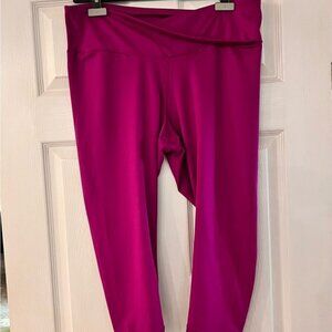 XL   Gap Fit   Fuschia Workout Pants   Yoga   Jogging   Cropped   Cool Design